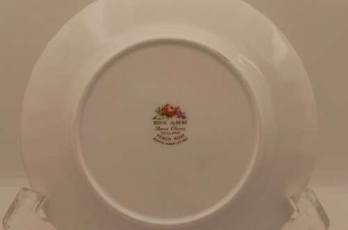 Vintage Royal Albert  `Peach Rose` Side Plate (6 available) 160mm