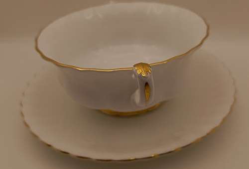 Vintage Royal Albert  " Val D'or " Soup Coupe and Saucer