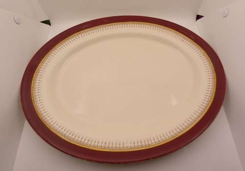 Vintage SIMPSONS pottery Ambassodor ware England Oval Platter 335x405mm