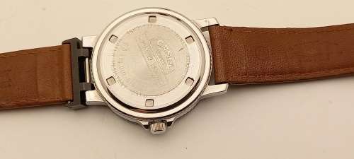 Pre-owned Camel Trophy 10ATM Quartz Adventure Men's Watch- Working- Camel Leather Strap