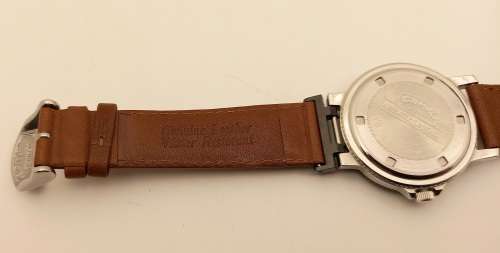 Pre-owned Camel Trophy 10ATM Quartz Adventure Men's Watch- Working- Camel Leather Strap