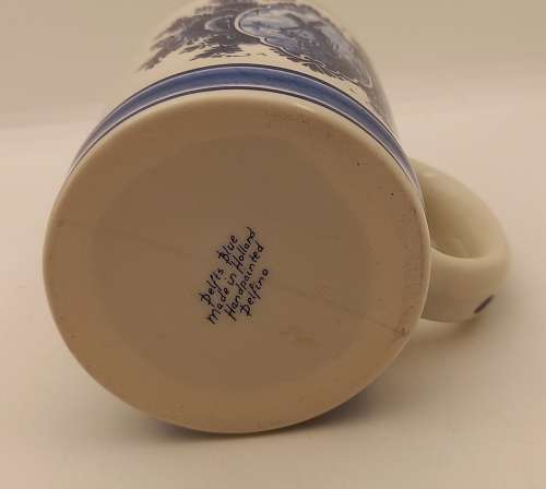 Delfts Blue Delfino Hand painted Cup Made in Holland 85x100x75mm
