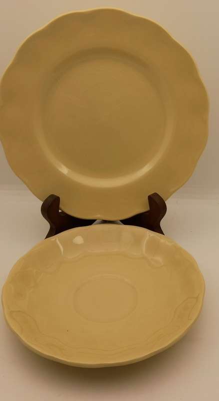 Vintage GRINDLEY Petal Ware Saucer and side Plate Made in England