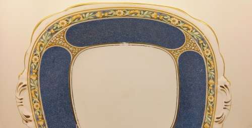 Vintage Porcelain Cake Plate (No makers mark just a number ) 235x211mm