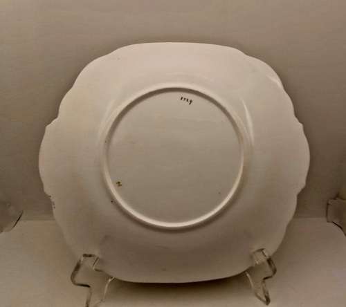 Vintage Porcelain Cake Plate (No makers mark just a number ) 235x211mm