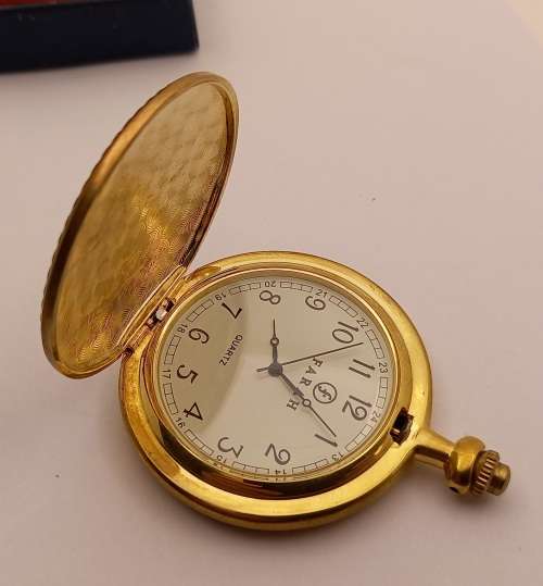 Vintage style Quartz Pocket watch from the Hachette pocket watch collection -Working