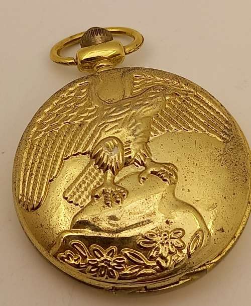Vintage style Quartz Pocket watch from the Hachette pocket watch collection -Working