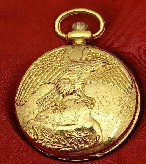 Vintage style Quartz Pocket watch from the Hachette pocket watch collection -Working