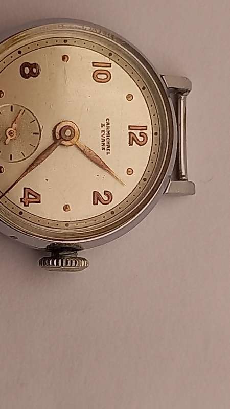 Vintage Carmichael & Evans Swiss Made Ladies watch Mechanical -Working 21x26mm