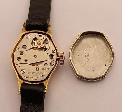Vintage Ladies Oris Mechanical watch 17 Jewels - Working with leather strap