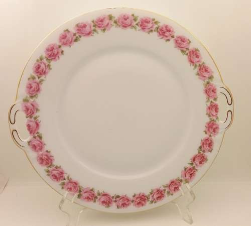 Vintage Bavaria Sevres Thu.C MR  Cake Plate, Creamer and Sugar Bowl (creamer has small chip)
