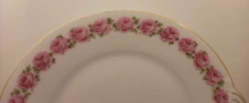 Vintage Bavaria Sevres Thu.C MR  Cake Plate, Creamer and Sugar Bowl (creamer has small chip)