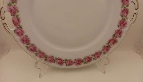 Vintage Bavaria Sevres Thu.C MR  Cake Plate, Creamer and Sugar Bowl (creamer has small chip)