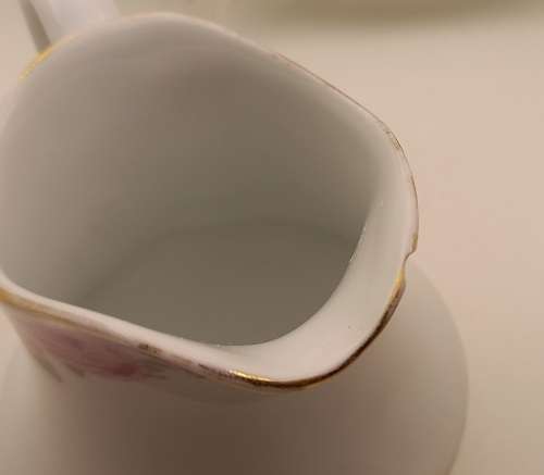 Vintage Bavaria Sevres Thu.C MR  Cake Plate, Creamer and Sugar Bowl (creamer has small chip)