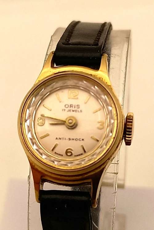 Vintage Ladies Oris Mechanical watch 17 Jewels - Working with leather strap