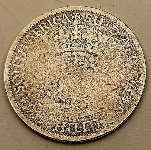 1937 to 1947 South Africa Union (.800 Silver) 2½ Shillings- Poor Grade