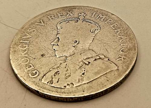 1937 to 1947 South Africa Union (.800 Silver) 2½ Shillings- Poor Grade