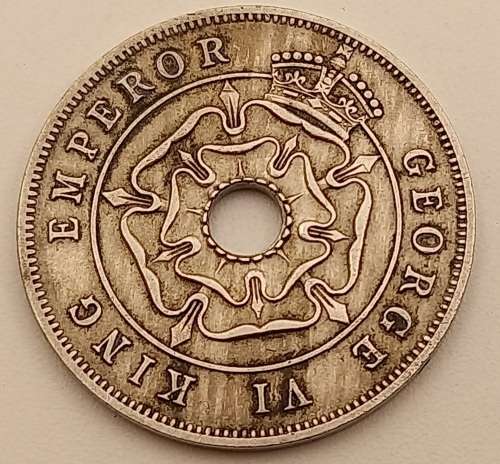 1939  Southern Rhodesia 1 Penny - George VI