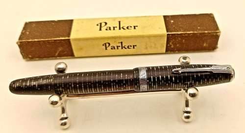 1930s Vintage PARKER VACUMATIC FOUNTAIN PEN in original box - USA( Ink tested )
