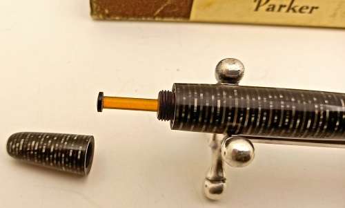 1930s Vintage PARKER VACUMATIC FOUNTAIN PEN in original box - USA( Ink tested )