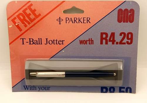 Vintage Parker T-Ball Jotter ballpoint Pen in unopened Original Packaging (New Old Stock)