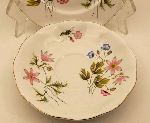 Vintage RICHMOND 'WILD ANEMONE' Bone China Tea Trio Made in England (6 Available)