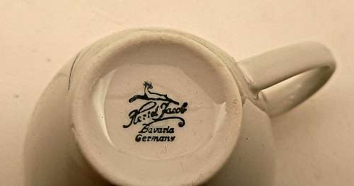 17pc Vintage Bavaria Hertel Jacob Porcelain Coffee set in Original Packaging West Germany