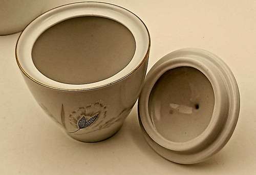 17pc Vintage Bavaria Hertel Jacob Porcelain Coffee set in Original Packaging West Germany