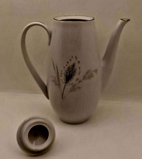 17pc Vintage Bavaria Hertel Jacob Porcelain Coffee set in Original Packaging West Germany