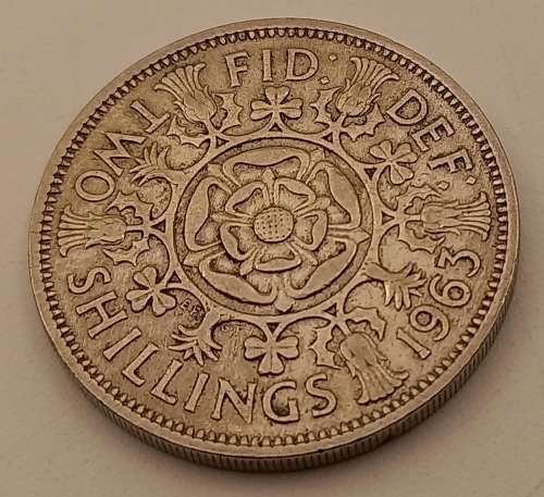 1963  United Kingdom 2 Shillings - Elizabeth II