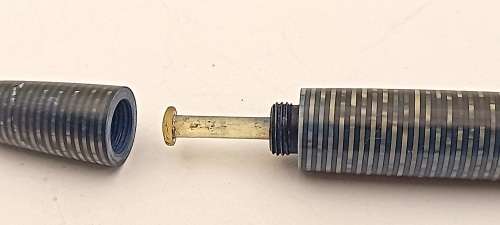 1930s Vintage PARKER VACUMATIC FOUNTAIN PEN with 14k 358 GOLD nib (Nib bended)