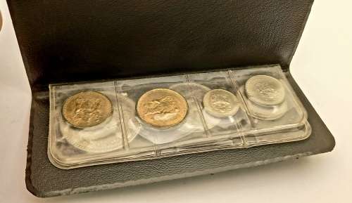 7 Vintage 1964-1977 Rhodesia Coins in Plastic Coin Flip -Uncirculated