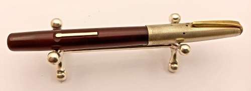 Vintage Golden Platignum Lever Filler fountain Pen England -no Ink sac