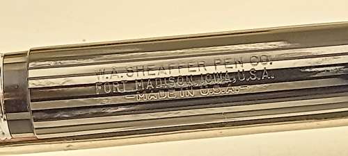 Vintage Sheaffers Lifetime Fountain Pen 14kt Gold Nib and Pencil set in case