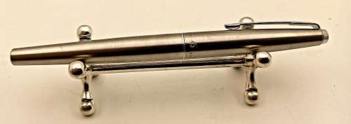 Vintage Parker 45 Fountain Pen -Silver Trim see condition - Cartrige Empty