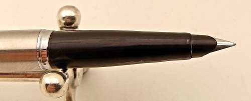 Vintage Parker 45 Fountain Pen -Silver Trim see condition - Cartrige Empty