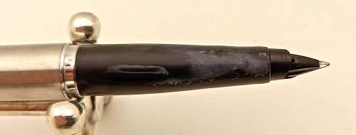 Vintage Parker 45 Fountain Pen -Silver Trim see condition - Cartrige Empty