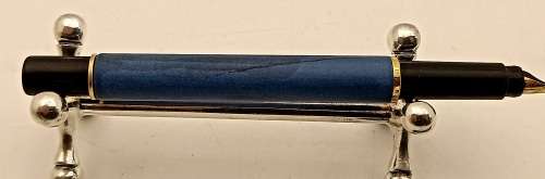 Vintage blue Parker  Fountain Pen -Personalised - Cartridge is Empty