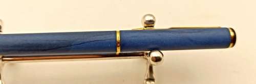Vintage blue Parker  Fountain Pen -Personalised - Cartridge is Empty