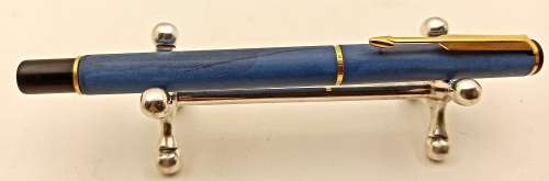Vintage blue Parker  Fountain Pen -Personalised - Cartridge is Empty