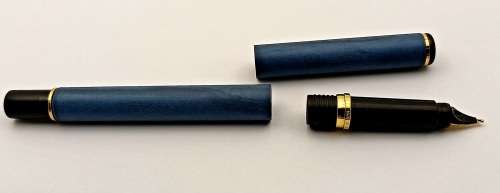 Vintage blue Parker  Fountain Pen -Personalised - Cartridge is Empty
