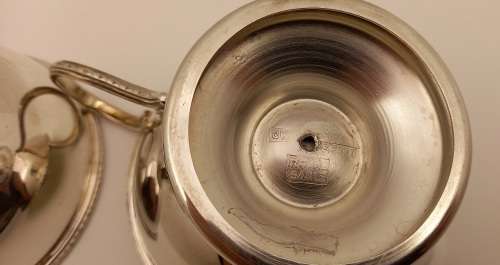 Vintage  EPNS Silver Plate Creamer and Sugarbowl