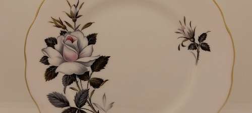 Replacement:Vintage Porcelain Royal Albert QUEENS MESSENGER Side Plate (161mm)