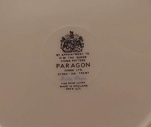 Vintage Paragon `Brides Choice` Stroke-on-trent Side Plate 160mm made in England