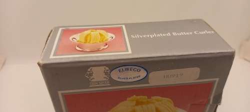 Elweco Silver Plated  Butter Curler in box