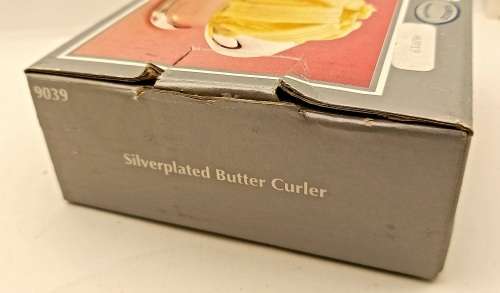 Elweco Silver Plated  Butter Curler in box