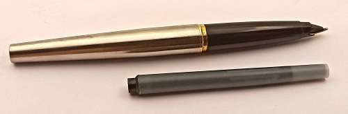 Vintage Pre -1980 Parker 45  "Flighter"  Fountain Pen - New Cartridge- made in the U.K