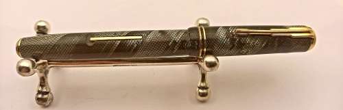 Vintage Summit Sentinel unbreakable Leaver filled fountain pen 14kt gold Nib-No Ink sac