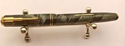 Vintage Summit Sentinel unbreakable Leaver filled fountain pen 14kt gold Nib-No Ink sac