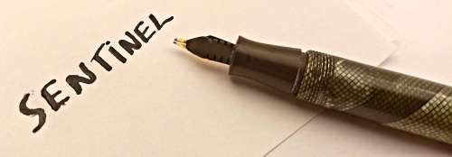 Vintage Summit Sentinel unbreakable Leaver filled fountain pen 14kt gold Nib-No Ink sac